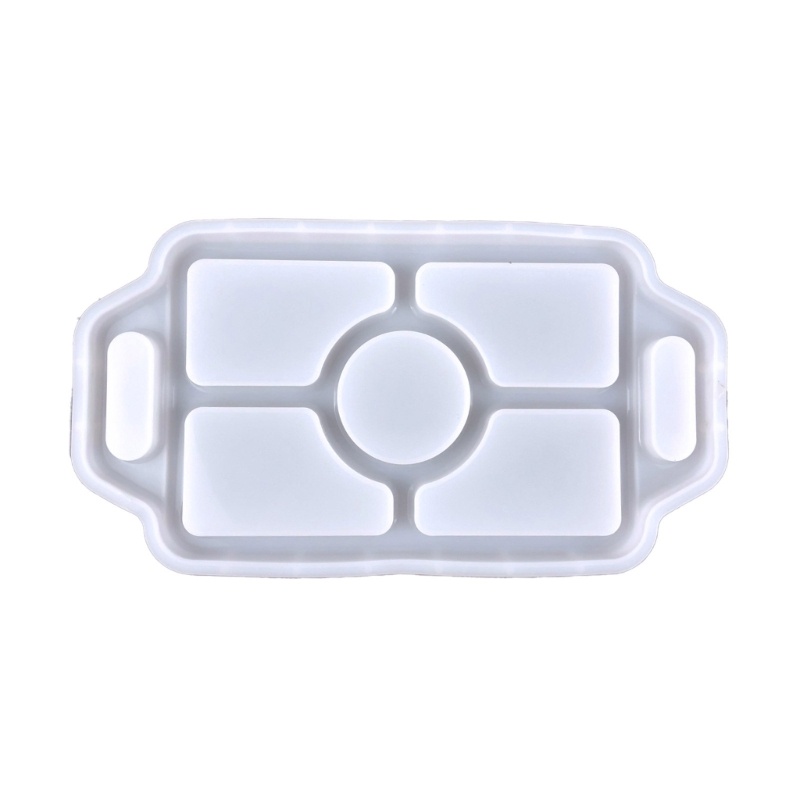 Khuôn Silicone Làm Hộp Đựng Trang Sức Hình Cỏ Bốn Lá 3D