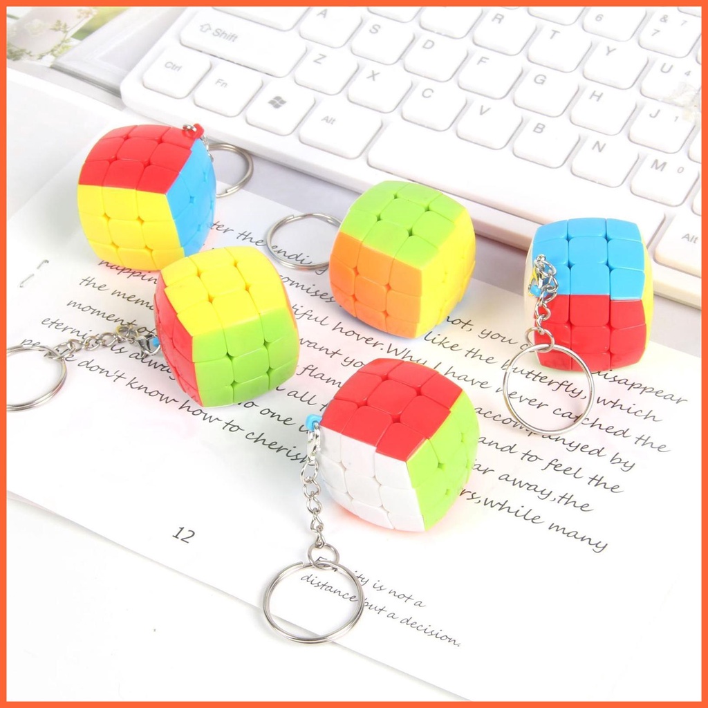 Móc Khóa Mini Hình Dạng Odd Nhiều Màu Sắc Di Động Có Thể Tháo Rời Cho Ba Lô Túi Ví chunvn chunvn