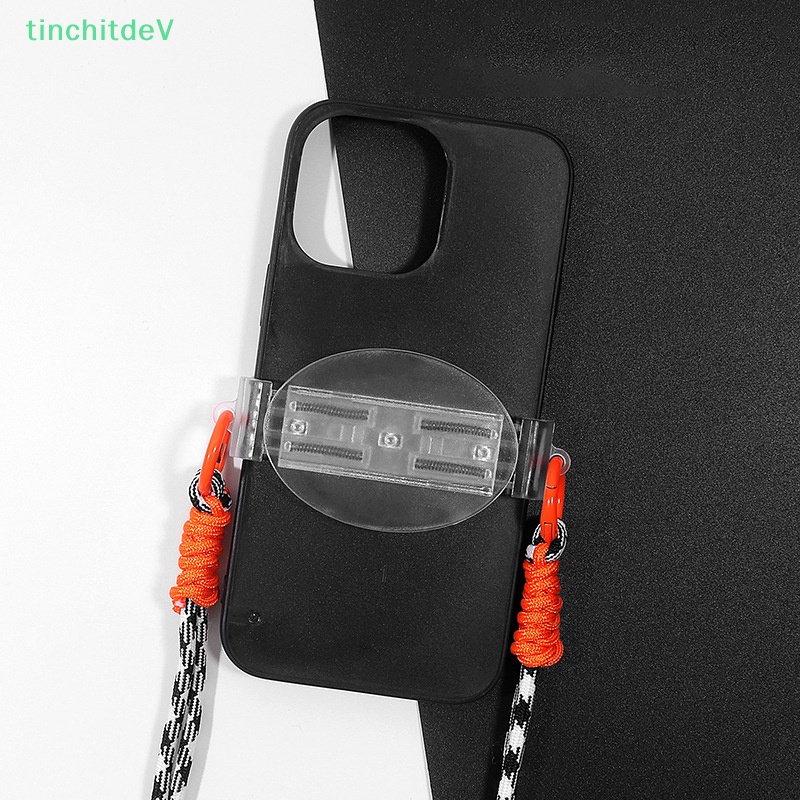 [TinchitdeV] Túi Đeo Vai Đựng Điện Thoại Trong Suốt Kẹp Lưng Hình Oval Trái Tim Có Thể Điều Chỉnh Kẹp Thông Dụng [Mới]