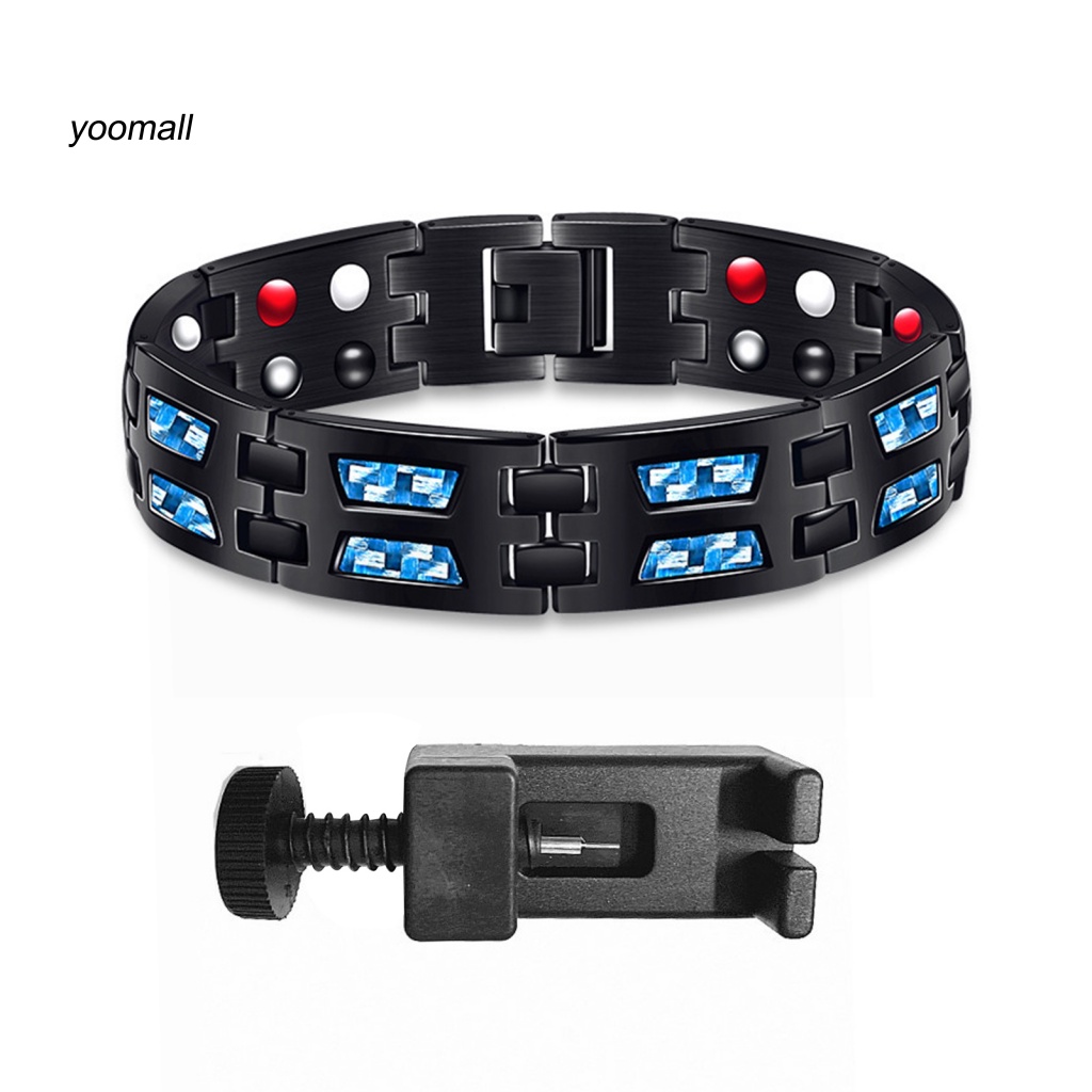 Vòng Đeo Tay Từ Tính Mạ Điện Chống Mệt Mỏi Có Thể Điều Chỉnh Cho Văn Phòng