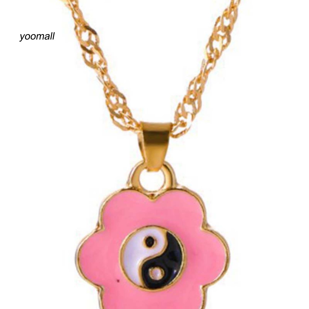 Vòng cổ Nối Dài Mặt Hình Thái Cực Quyền Thời Trang Cho Nữ