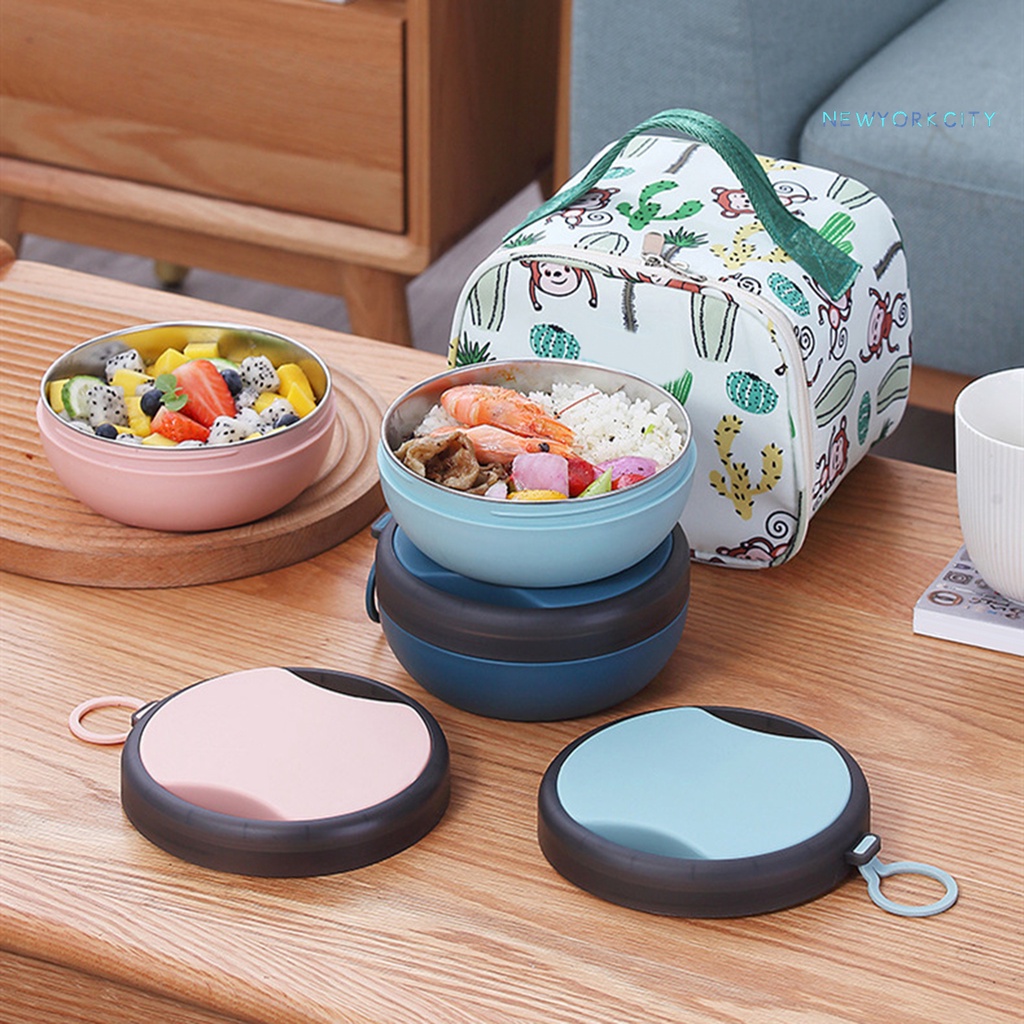 1 Bộ Hộp cơm CY-1 Dung Tích 500ml Hai Tầng Tiện Dụng