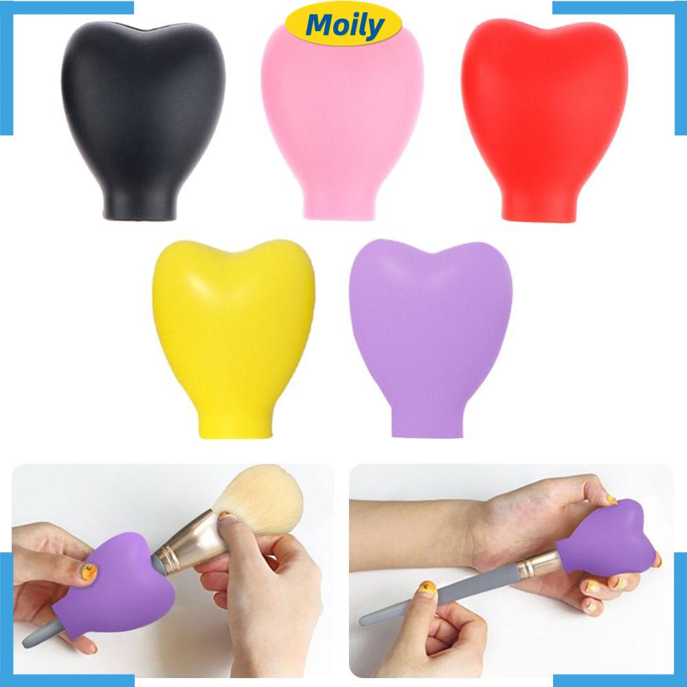 Bộ 6 Vỏ Silicone Bảo Vệ Cọ Trang Điểm
