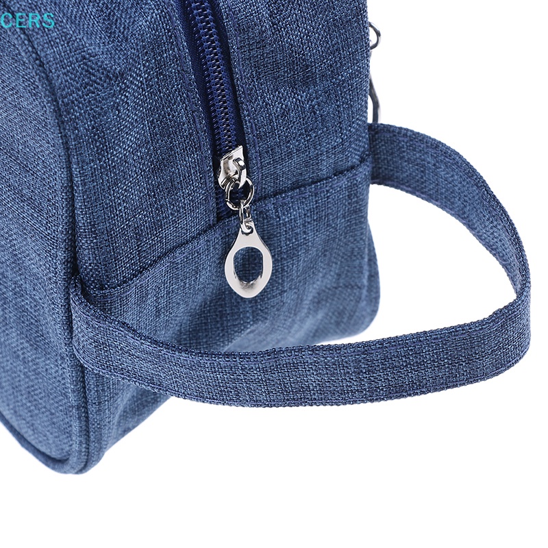 Túi Canvas Đựng Mỹ Phẩm Chống Thấm Nước Tiện Dụng Khi Đi Du Lịch