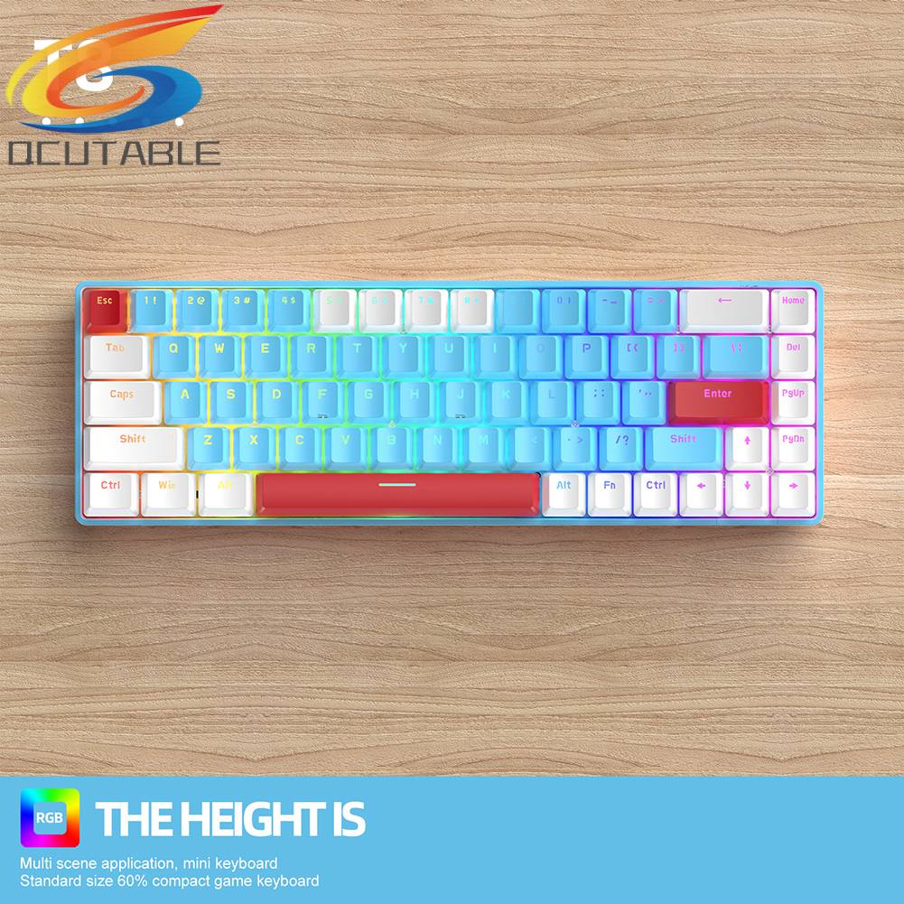 Bàn Phím Cơ Chơi Game T8 RGB Phát Quang Có Dây Dành Cho Máy Tính