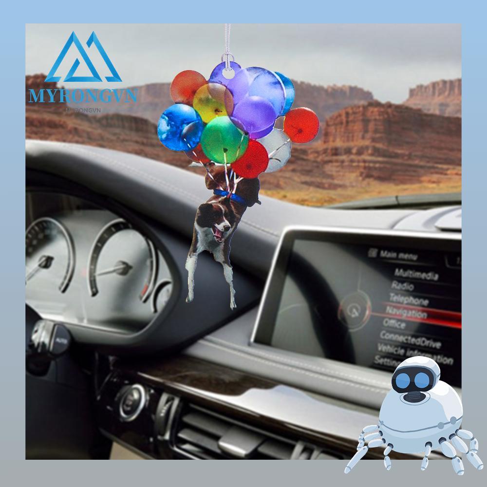 MYRONGVN Chú Mèo Đang Bay Nhiều Màu Dễ Thương Treo Trang Trí Xe Hơi