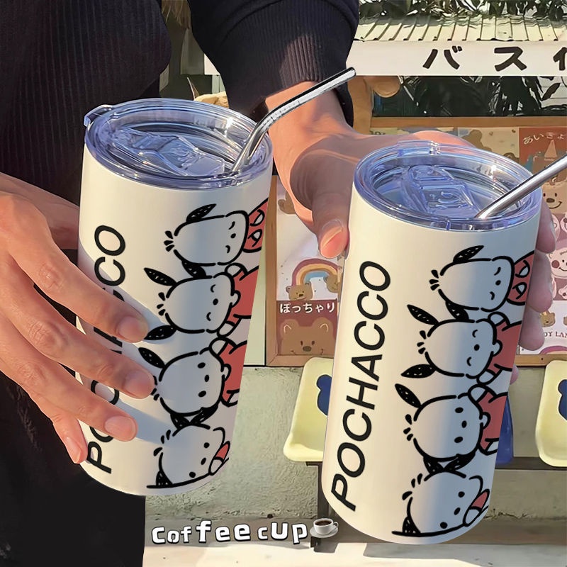 Bình Nước Giữ Nhiệt Bằng Thép Không Gỉ Có Ống Hút Cho Chó