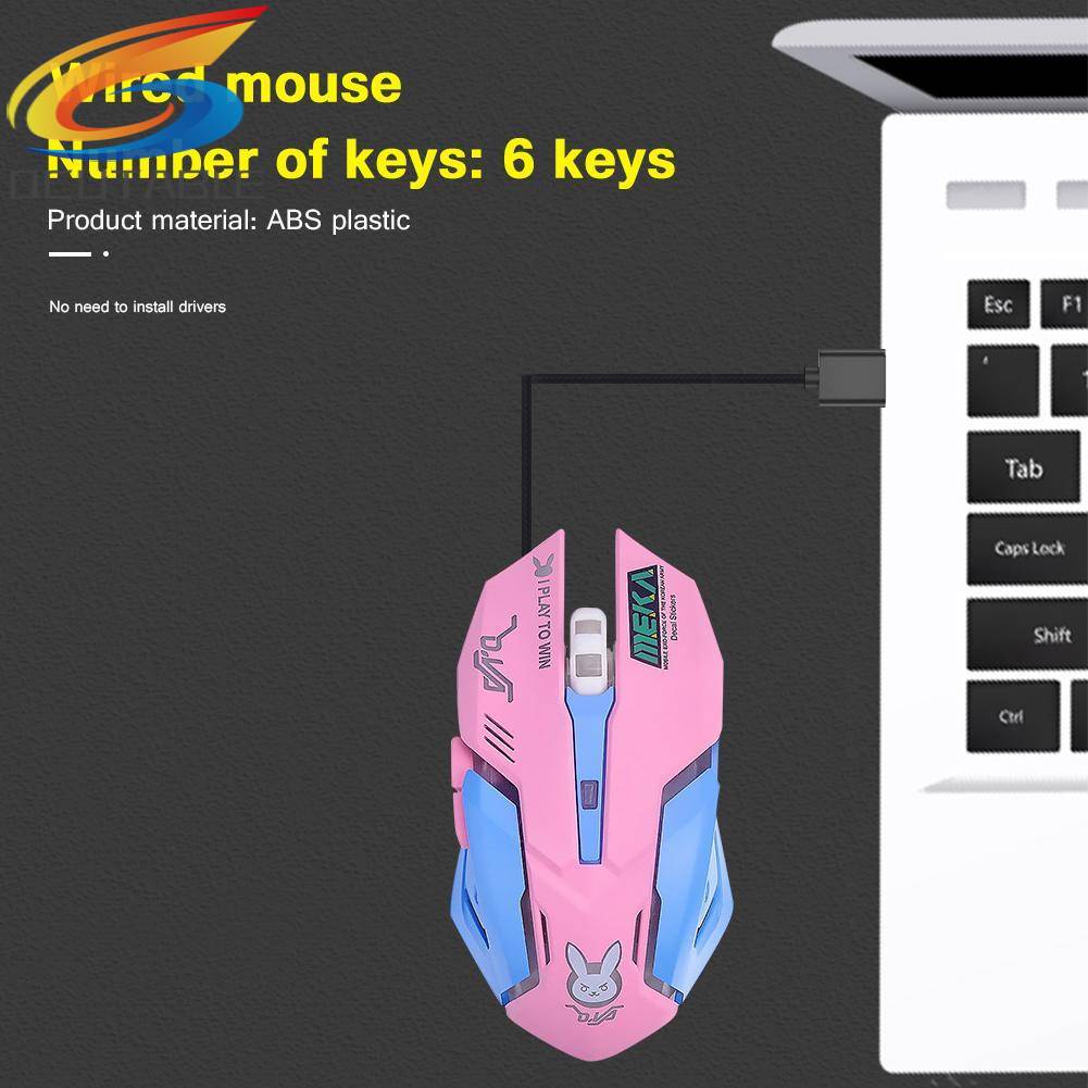 Chuột Quang Gaming 2400dpi 6 NúT BấM, ĐầU CắM USB