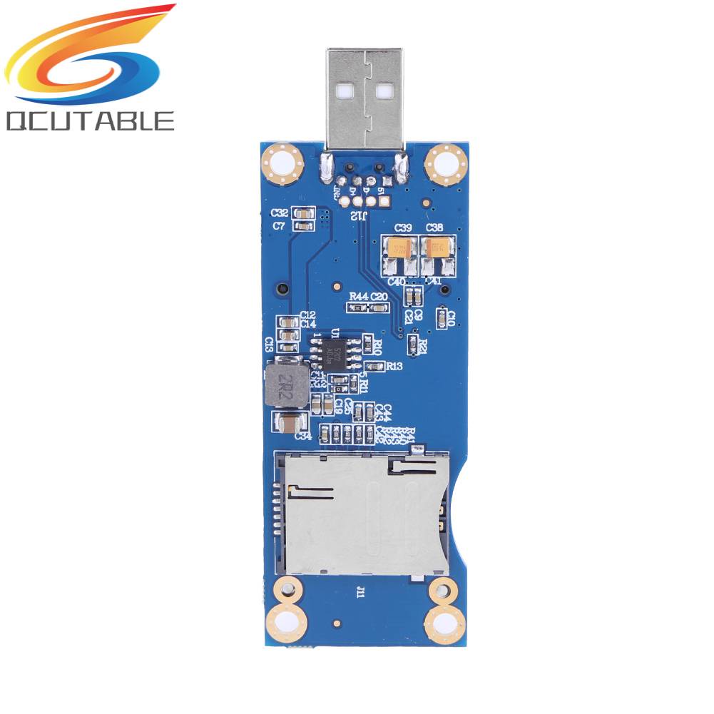 Card Chuyển Đổi PCI-E Sang USB + Khe SIM 6 / 8pin Cho Mô Đun WWAN LTE Thẻ