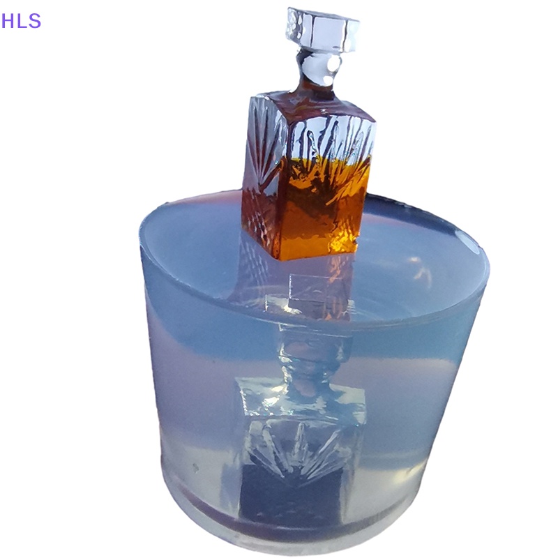 Mô Hình Chai Rượu DIY Mini Bằng Silicone 1: 12 Trang Trí Nhà Búp Bê