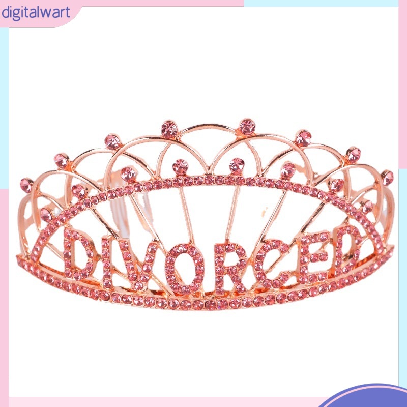 Băng Đô Hình Vương Miện Đính Đá Sang Trọng Cho Nữ