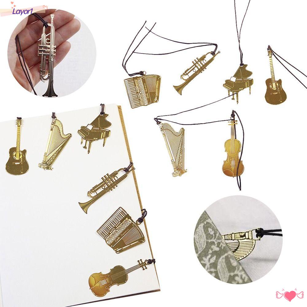 LAYOR1 Layor1 Bookmark Hình Nhạc Cụ Dùng Làm Quà Tặng Cho Học Sinh