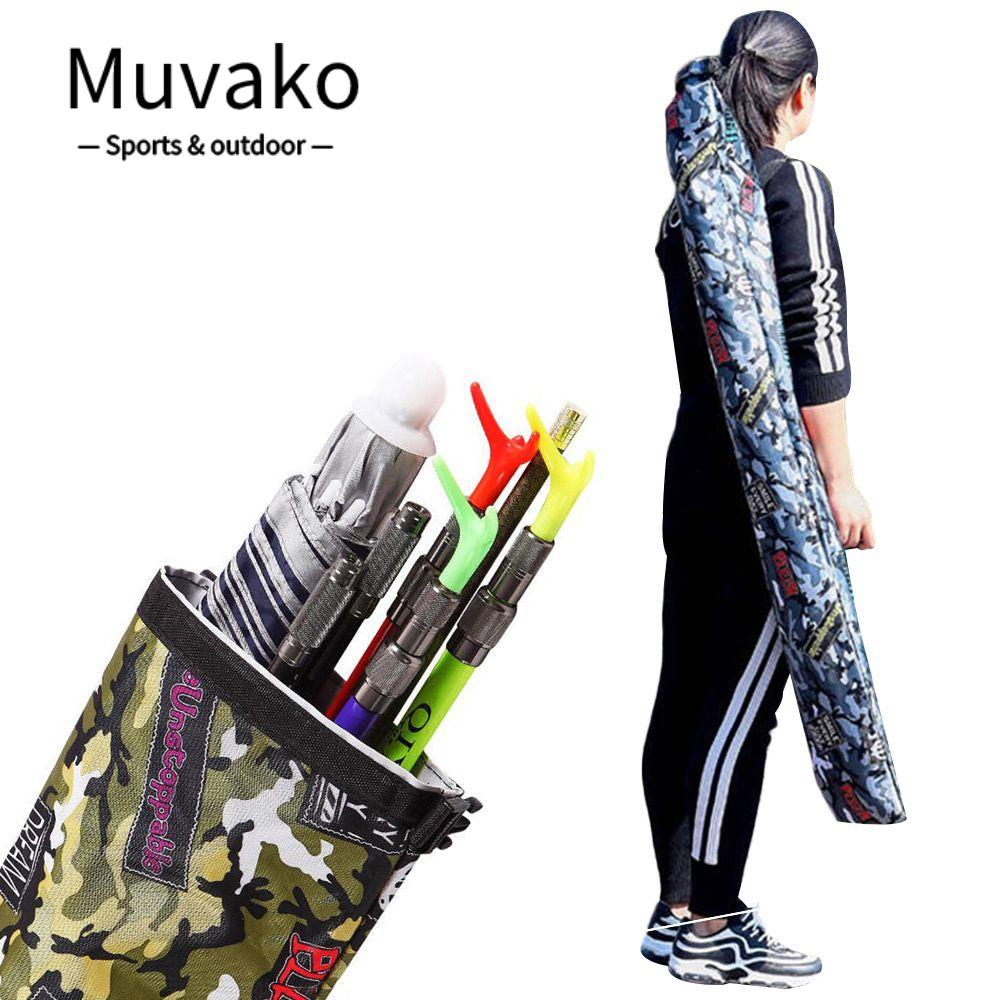 MUVAKO Túi Đựng Dù Câu Cá Ngoài Trời Gấp Gọn Tiện Dụng