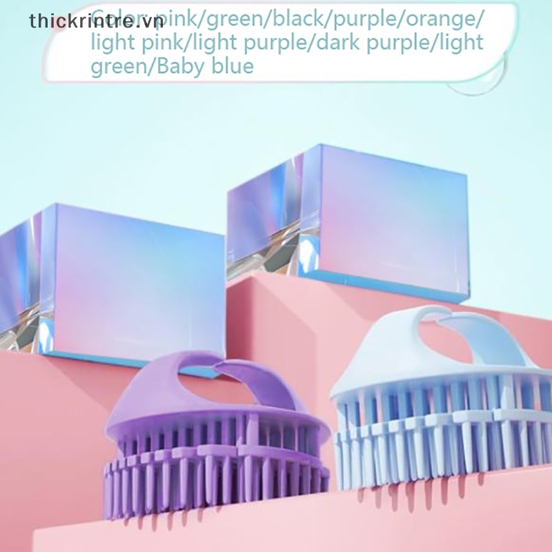 Lược Gội Đầu Mát Xa Da Đầu Bằng Silicon Chất Lượng Cao