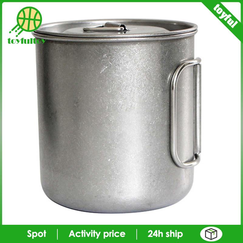 Set 4 Cốc Uống Nước 750ml Có Tay Cầm Có Thể Gấp Gọn Tiện Dụng Mang Theo Du Lịch / Cắm Trại