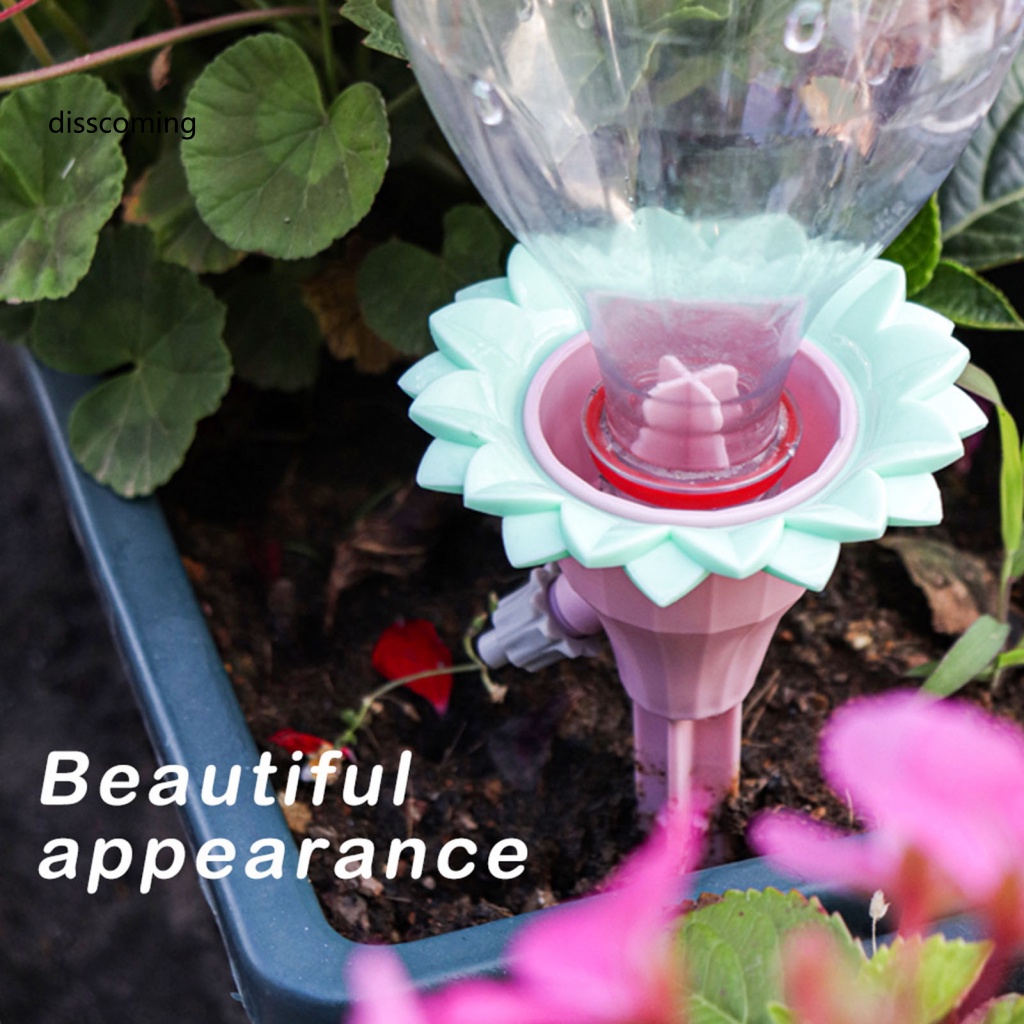 Băng Đô SL SL SL SL| Bộ 4 Cọc Tưới Nước Tự Động Hình Bông Hoa Có Thể Điều Chỉnh Tốc Độ Cho Sân Vườn