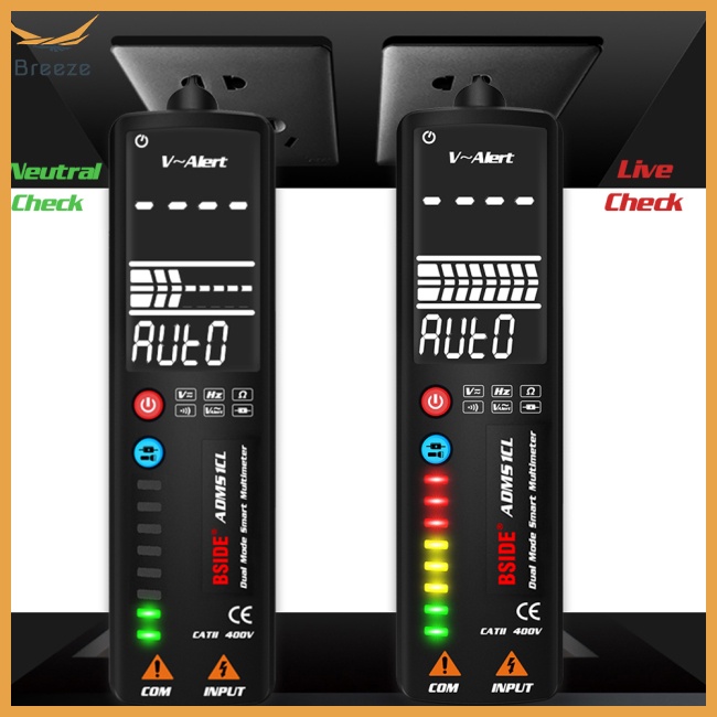 Vạn Năng Kế Kỹ Thuật Số 3 Trong 1 BSIDE ADMS1 DC AC DMM Ohm Hz Và Phụ Kiện