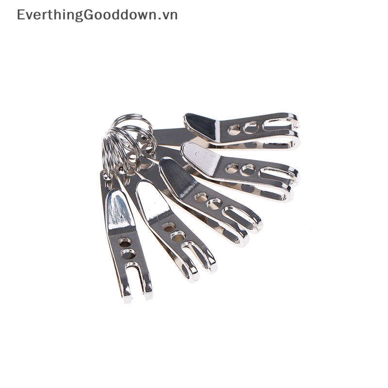 Everthinggooddown Set 5 Móc Treo Chìa Khóa Hình Bánh Răng edc mini vn