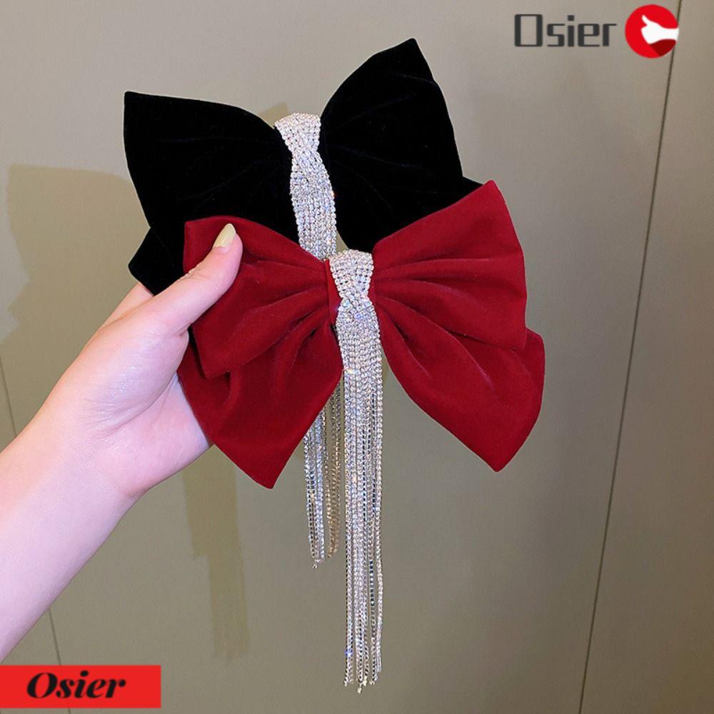 OSIER1 Kẹp Tóc Hình Nơ Dễ Thương Cho Nữ