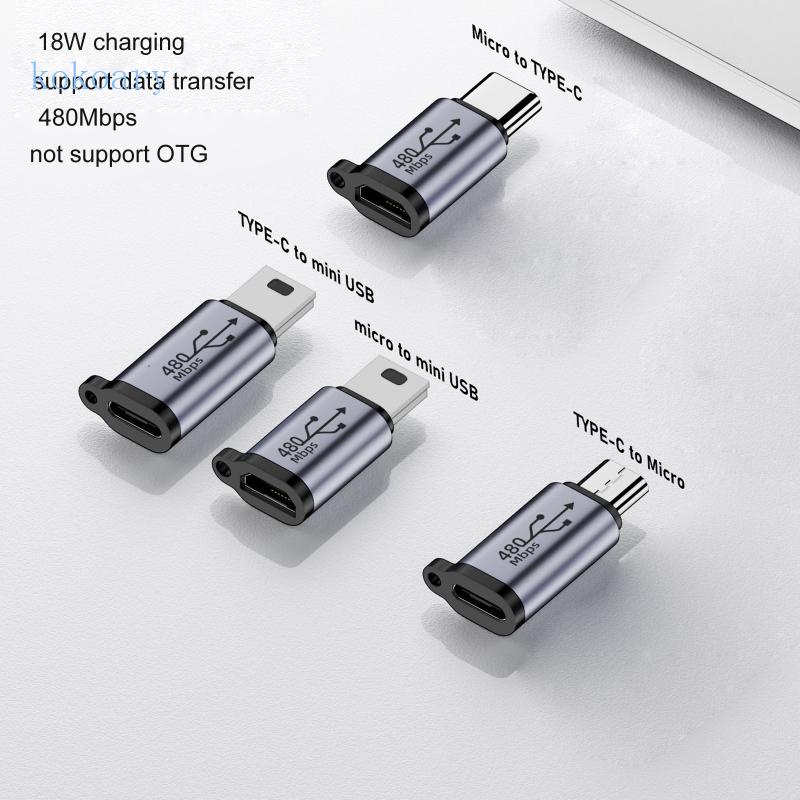 Đầu Chuyển Đổi USB Type C Sang Micro USB 480Mbps Chuyên Dụng