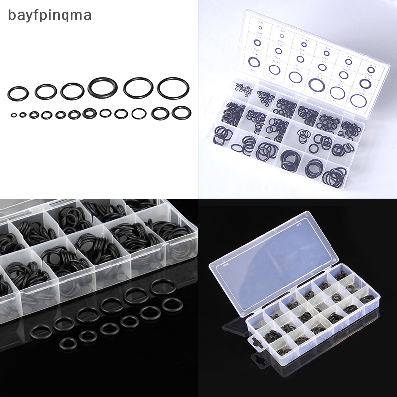 225 PCS đen cao su O Ring máy giặt con dấu O-ring Bộ phân loại cho Xe Hơi Mới