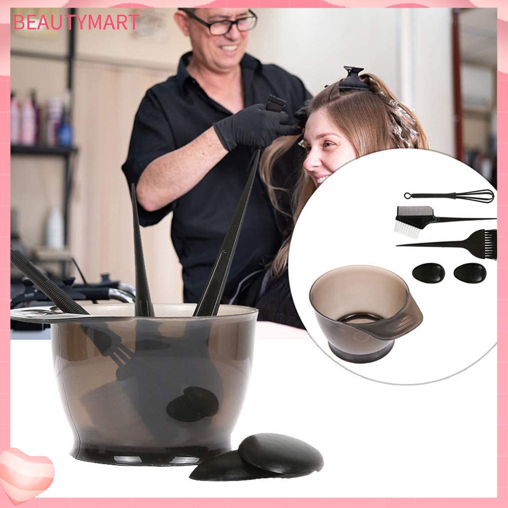 Bộ 5 Dụng Cụ Tô Nhuộm Tóc Chuyên Nghiệp Có Vỏ Bọc Tiện Dụng