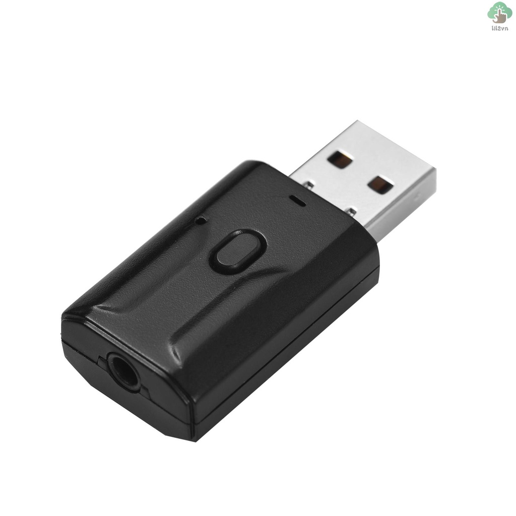 Usb BT5.0 Truyền Tín Hiệu Âm Thanh Không Dây Khoảng Cách Thấp Với Cáp Âm Thanh 3.5mm