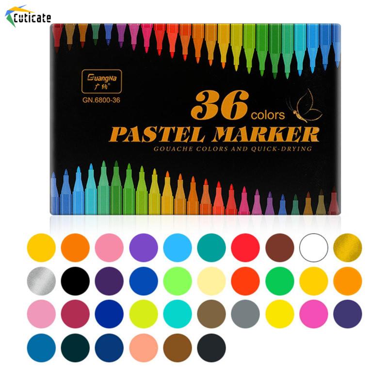 Bộ Bút Acrylic Chống Thấm Nước Màu Trắng Vĩnh Viễn