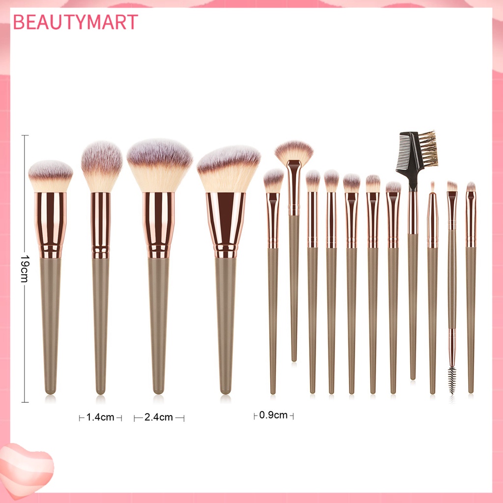 Set 7 / 10 / 15 Cọ Trang Điểm Má Hồng Hiệu Quả Cao Thoải Mái Đa Năng