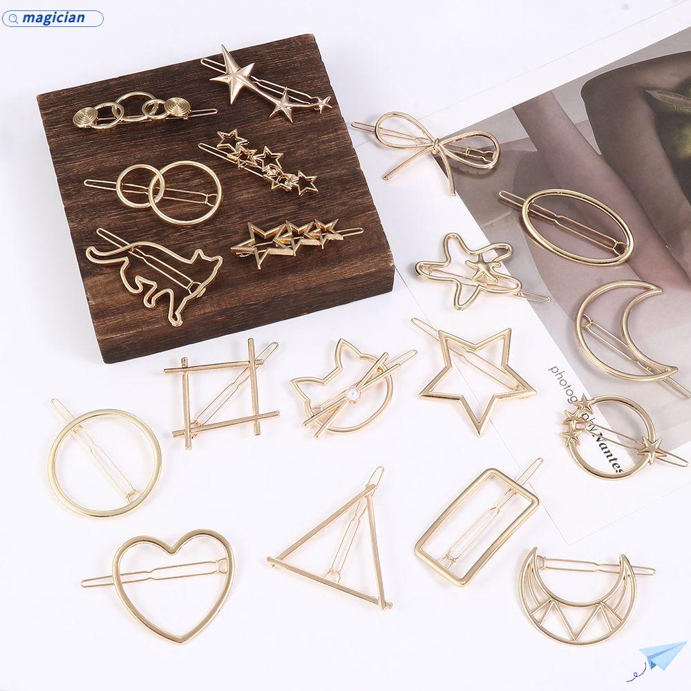 MAG Kẹp Tóc Bằng Kim Loại Thiết Kế Xinh Xắn Thời Trang