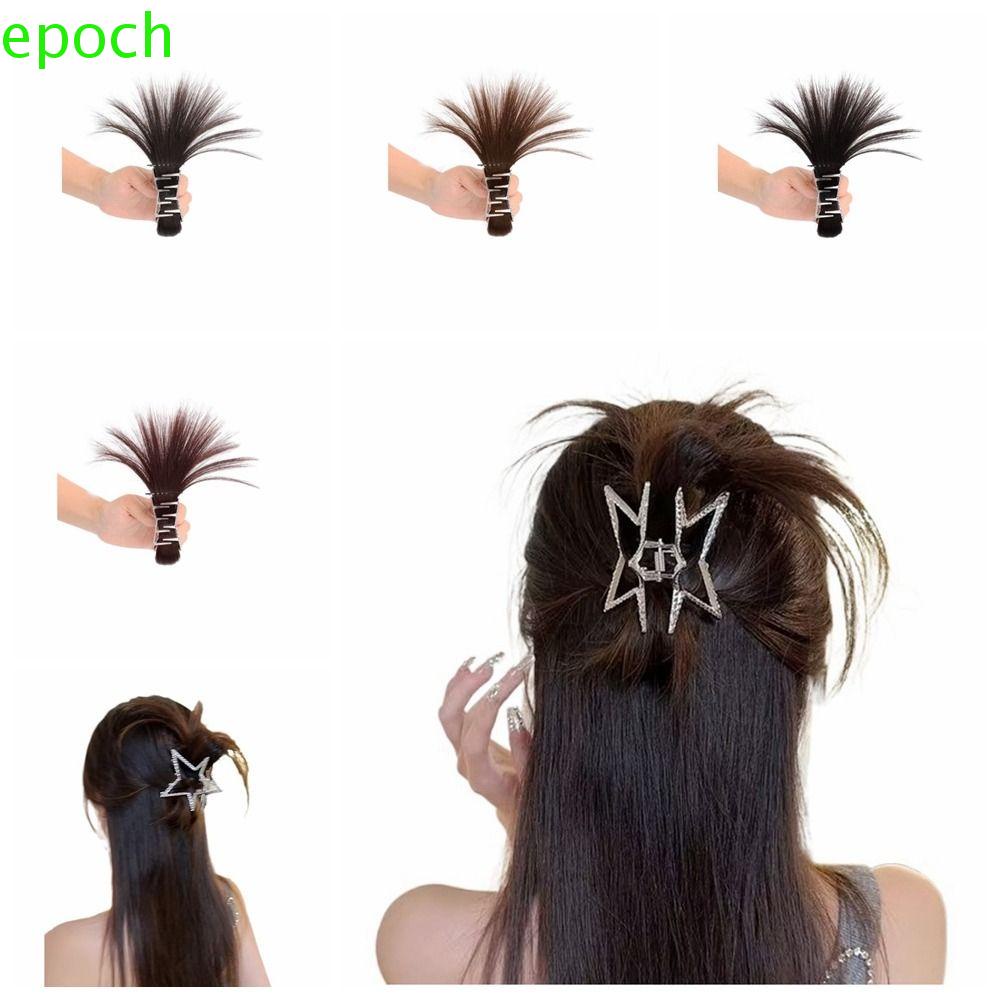 Epoch Kẹp Tóc Thẳng Màu Đen Tự Nhiên Cách Nhiệt Phong Cách Hàn Quốc Cho Nữ