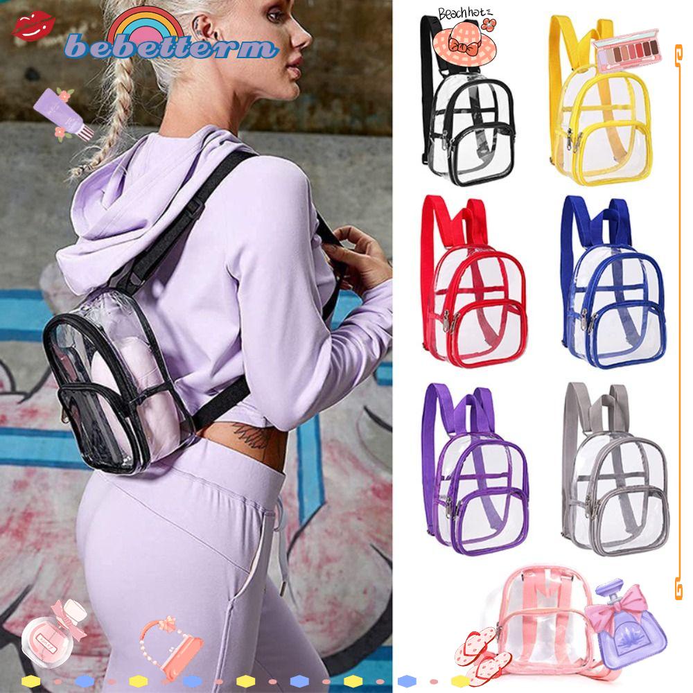 Ba Lô Nhựa PVC Trong Suốt Thời Trang Mùa Hè Dành Cho Học Sinh