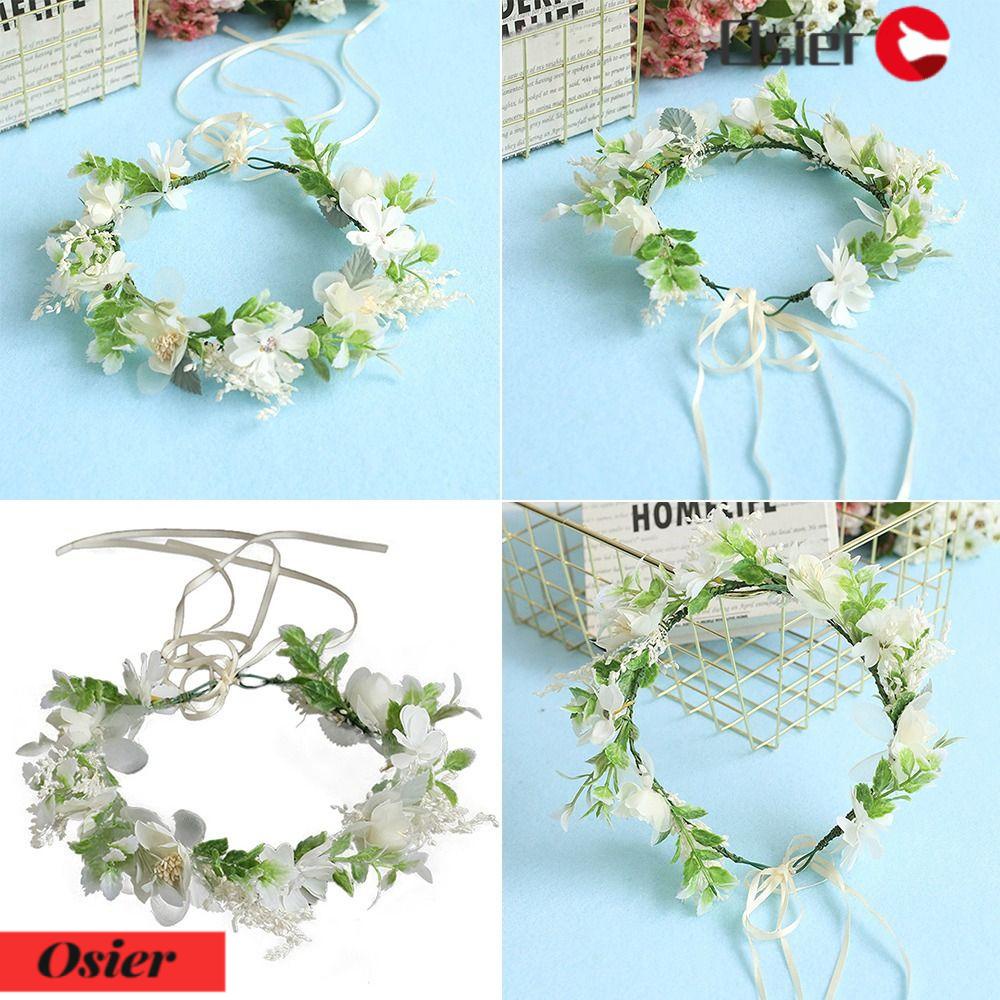 OSIER1 Vòng Hoa Cài Tóc Cho Cô Dâu