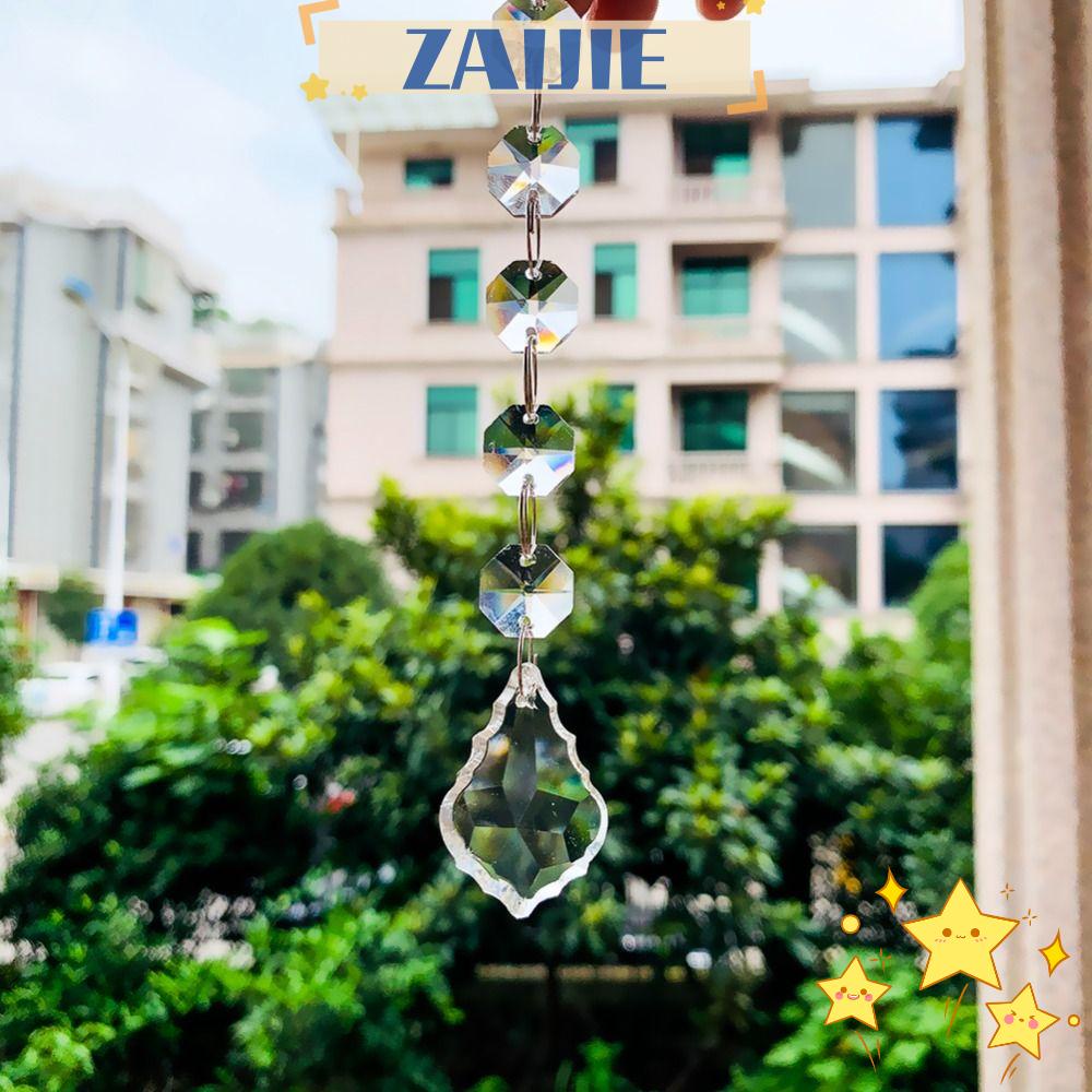 Set 5 Dây Đèn Pha Lê ZAIJIE24 Trong Suốt Treo Trang Trí Nhà Cửa