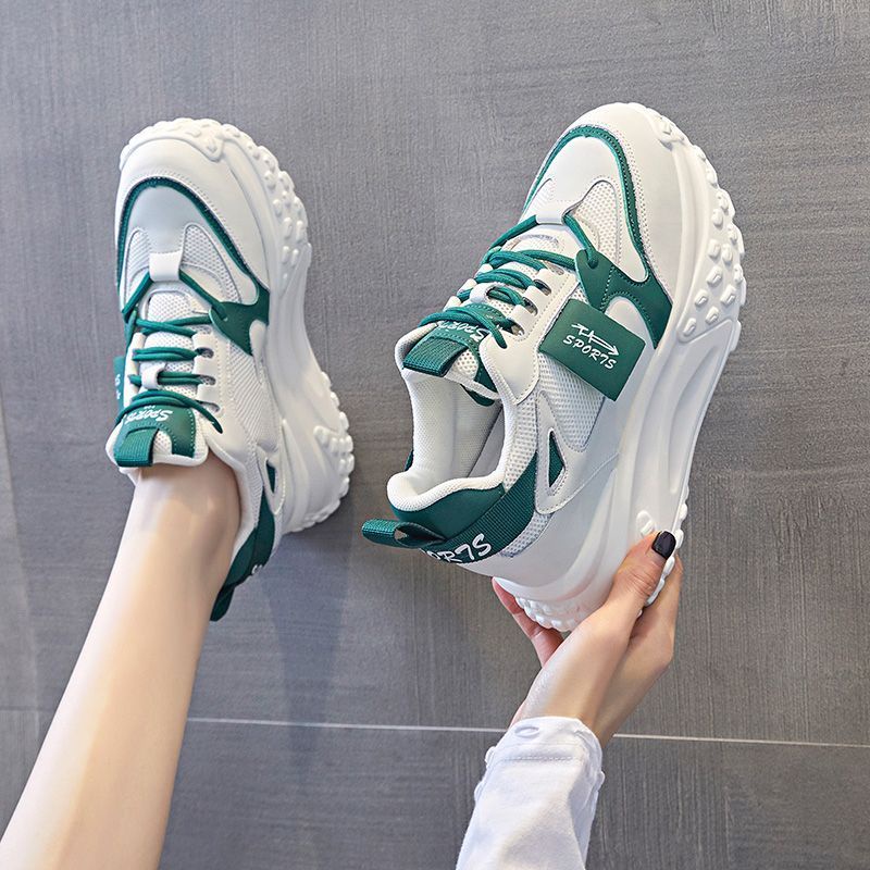 Giày Sneaker Đế Dày Tăng Chiều Cao Thời Trang Mùa Xuân 2023 Cho Nữ