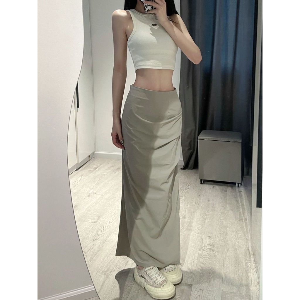 Chân Váy Xẻ Tà Thời Trang Dành Cho Nữ
