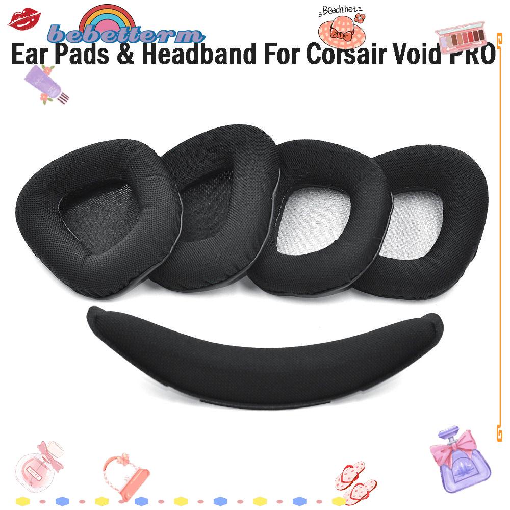 BEBETTERM 1 Cặp Đệm Tai Nghe Mềm Cho Corsair Void PRO