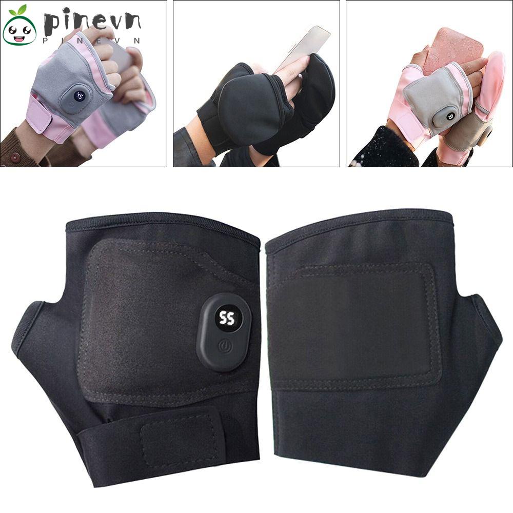 PINEVN Găng Tay Điện Giữ Ấm Chống Gió Có Thể Sạc Lại Cho Nam Nữ