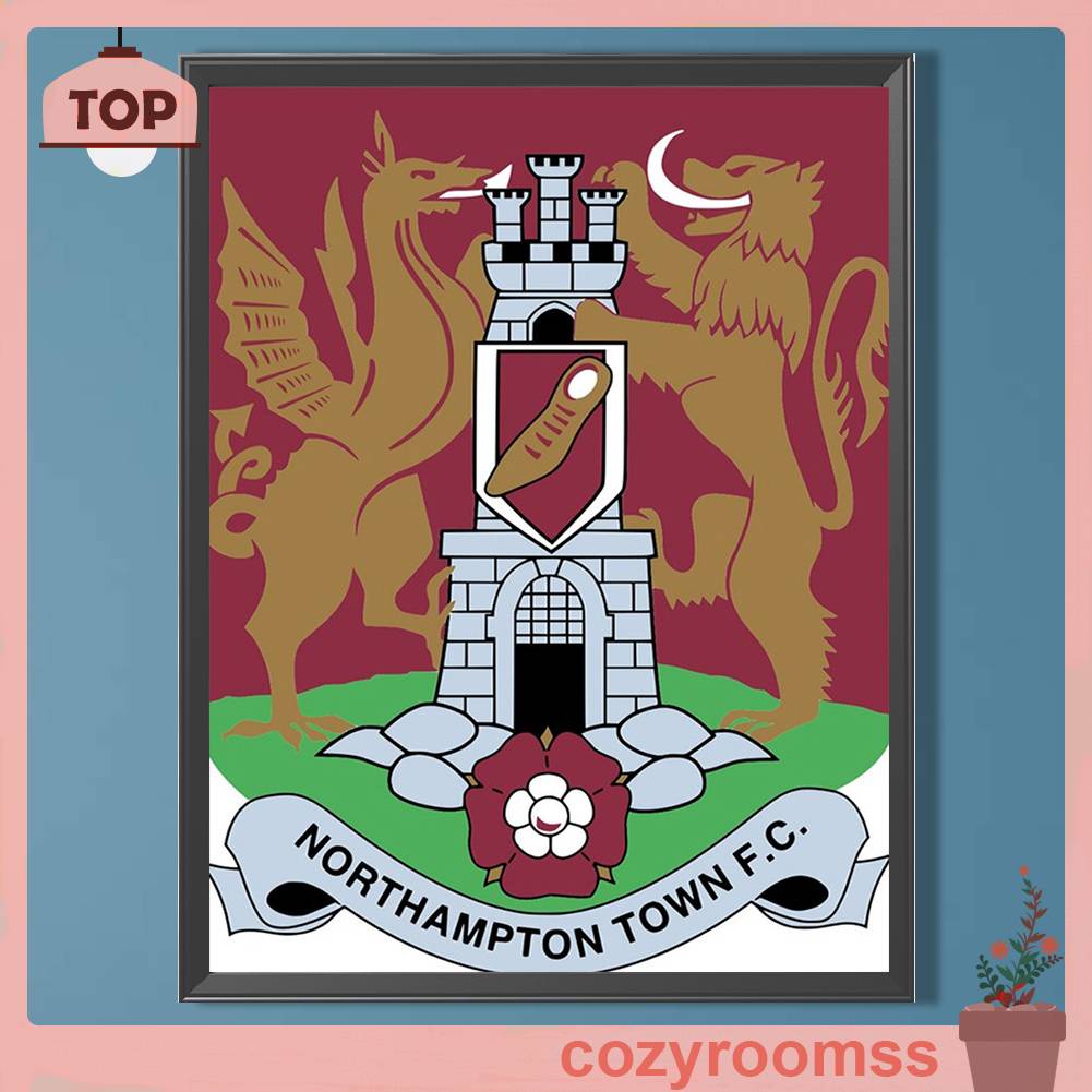 Tranh Đính Đá Kim Cương Toàn Bộ 5D DIY Hình Vẽ Thành Phố Northampton