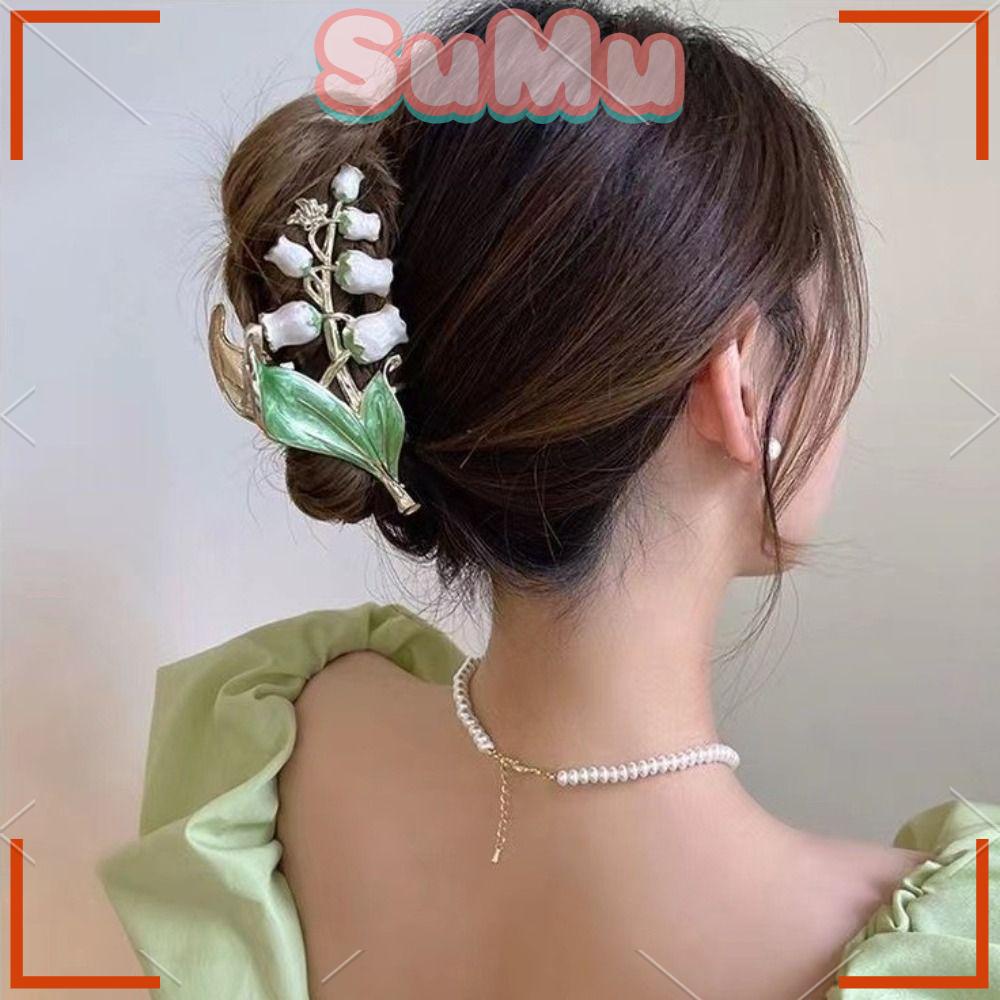 SUMU Kẹp Tóc Đuôi Ngựa Thanh Lịch Mới Dành Cho Bạn Nữ