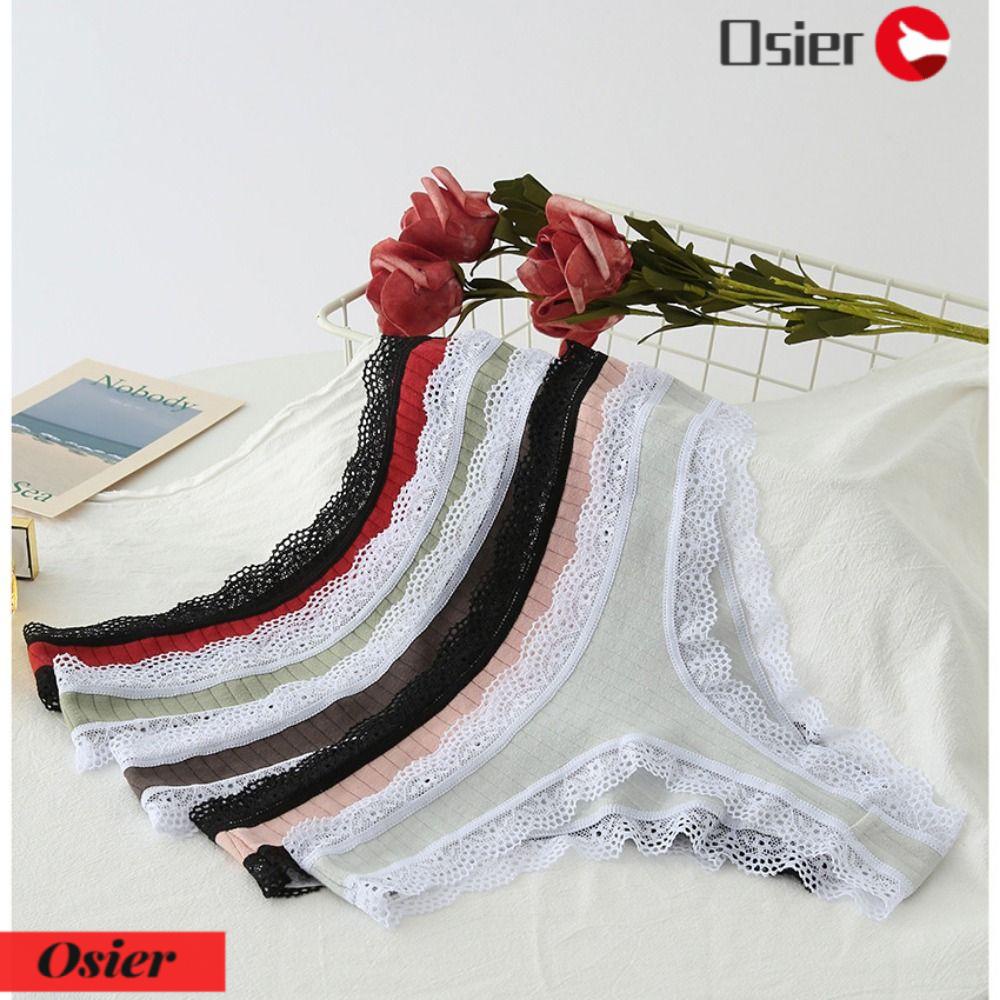 OSIER1 Set 2 Quần Lót Ren Hoa Thoáng Mát Cho Phái Nữ