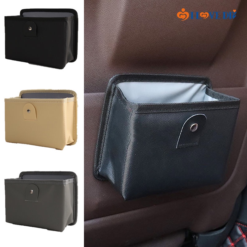 Hộp Đựng Dù Gắn Cửa Xe Hơi Giả Da Tiết Kiệm Không Gian Tiện Dụng