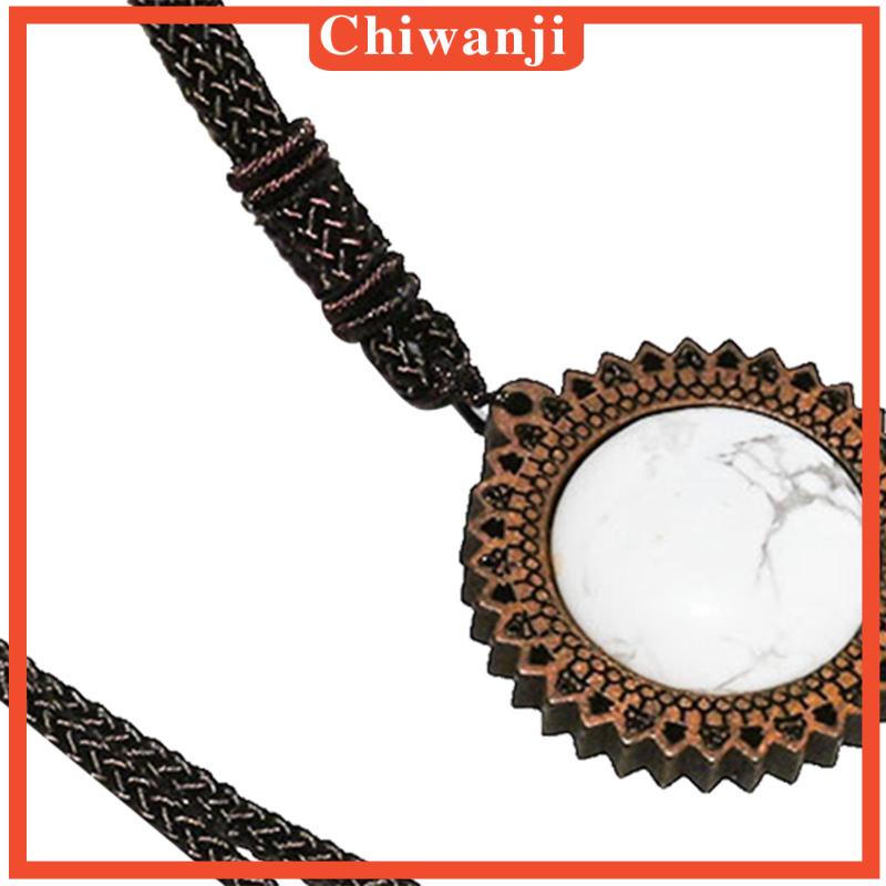 Vòng cổ Mặt Tròn Họa Tiết Hoa Xinh Xắn Làm Quà Tặng