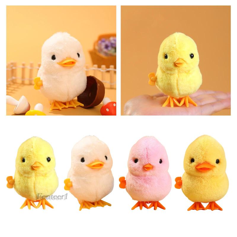 [Fenteer1] Đồ Chơi Gà Nhồi Bông Xinh Xắn Cho Bé