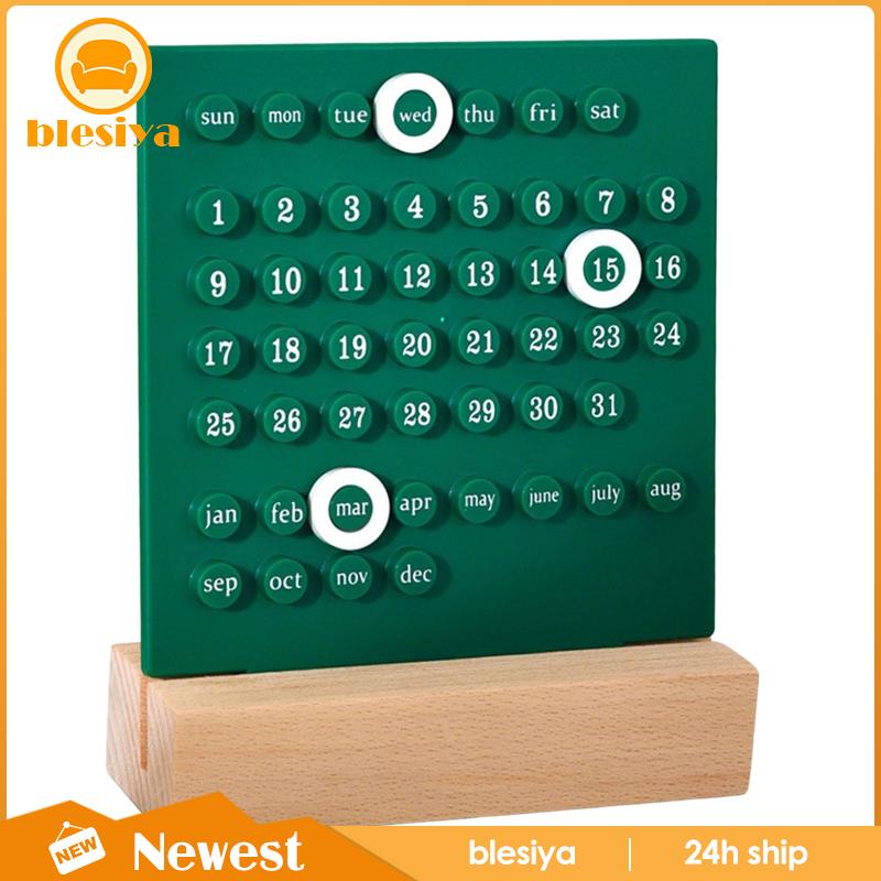 [Blesiya] Lịch Thủ Công Để Bàn Trang Trí Nội Thất Có Thể Tái Sử Dụng