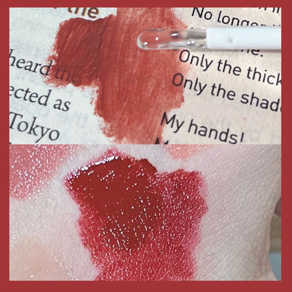 Son Môi 2 Trong 1 Chống Thấm Nước Lâu Trôi Dưỡng Ẩm Kết Cấu Nhung Mịn