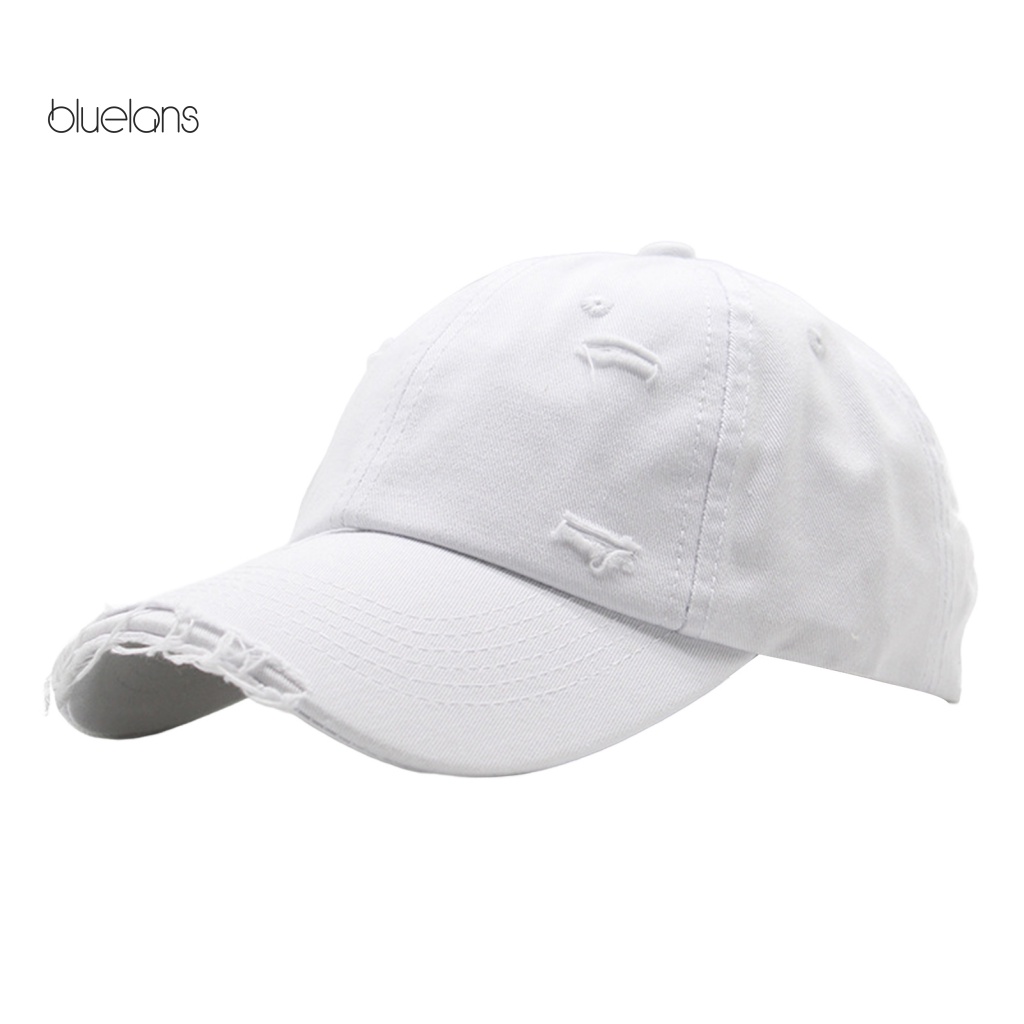 Mũ Lưỡi Trai Chống Nắng Bluelans Có Thể Điều Chỉnh Vành Hở Lỗ Thời Trang Unisex