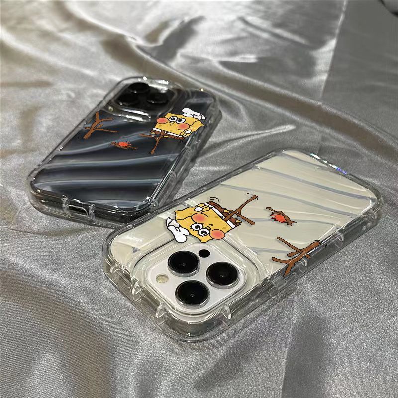 Ốp Điện Thoại Dẻo Trong Suốt Họa Tiết Hoạt Hình SpongeBob Cho Iphone Xr / 11 7 plus8iPhone14promax sins1312 / DWE9