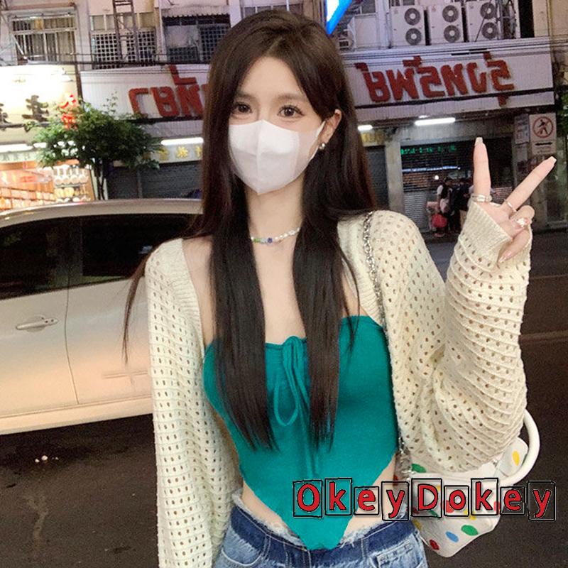 Áo Ống Hở Lưng Vạt Lệch Thời Trang Mùa Hè Cho Nữ