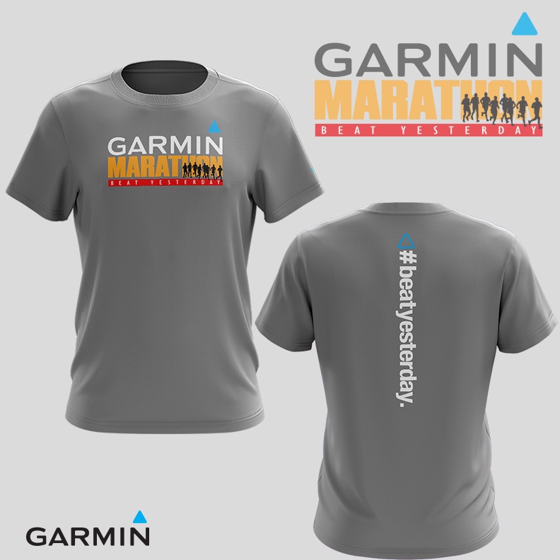 Áo Thun Chạy Bộ Ngoài Trời GARMIN MARATHON